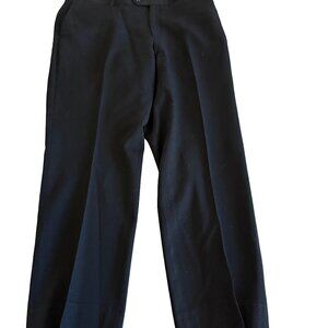 Joseph & Feiss Men's 38x30 Black 100% Wool Dress Pants
